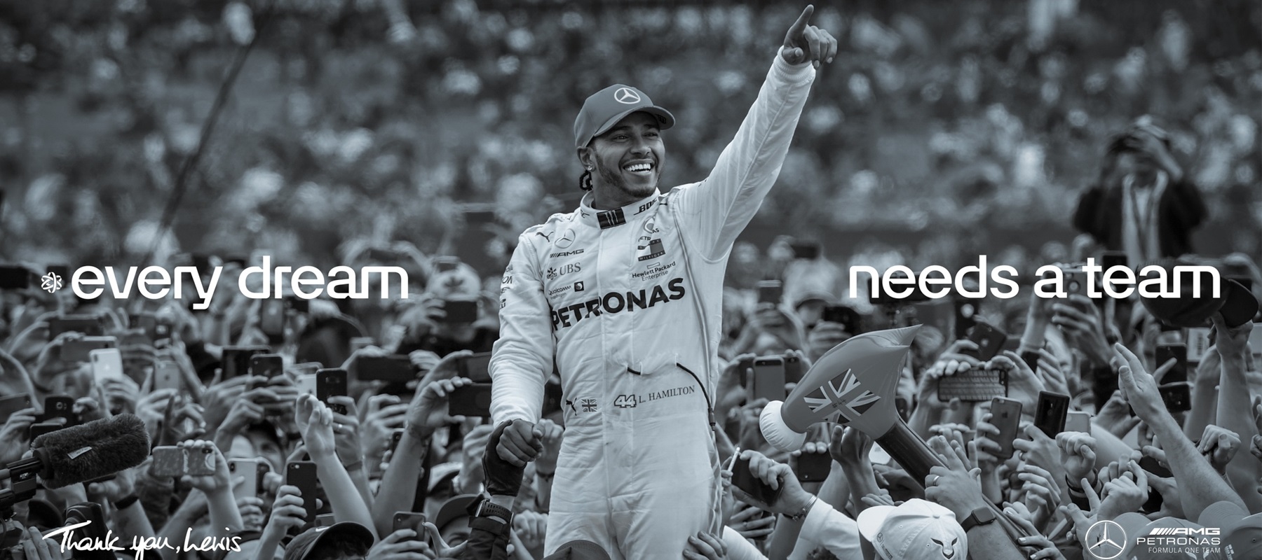 Mercedes F1 partners with AMV BBDO for global campaign honouring Lewis Hamilton’s career